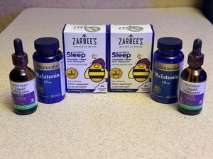 lot 180 image: Six Premium Melatonin Products - Including Chewable Tablets, Capsules, &amp Liquid