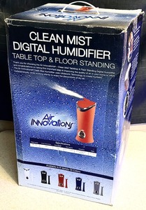 lot 200 image: Clean Mist Digital Humidifier - Table Top or Floor Standing