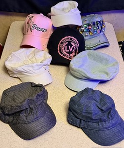 lot 219 image: Eight Assorted Womens Ball Caps &amp Hats
