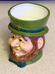 lot 244 image: Vintage Irish Leprechaun Toby MugTankard