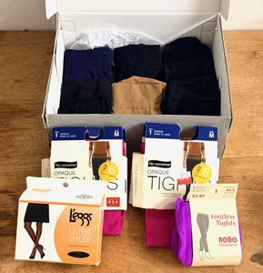 lot 270 image: Ten(10) Pair of Womens Tights &amp One (1) Pair of Leggs Ultra Sheer Pantyhose&nbsp