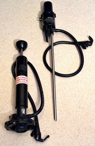 lot 45 image: Two (2) Johnson Enterprise Inc. Beer Keg TapHand Suction Pumps - Including The Grabber