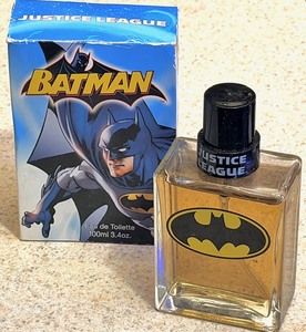 lot 300 image: BATMAN - Justice League Cologne Eau De Toilette 3.4oz Marmol &amp Son DC Comics - New Open Box