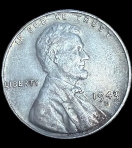 lot 317 image: 1943-D Steel Wheat Penny WFS-101 & FS-502 Errors