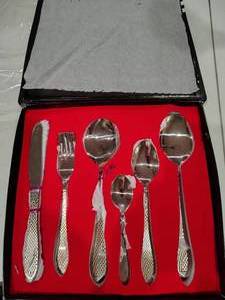 lot 149 image: NEW - MHS cutlery set