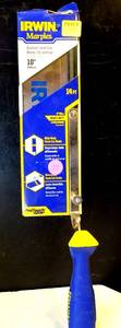 lot 77 image: NEW - IRWIN ProTouch Dovetail Saw with Ergonomic Handle and 10 Blade
