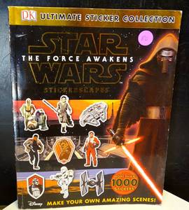 lot 80 image: DK Ultimate Sticker Collection The Force Awakens Star Wars Stickerscapes Disney