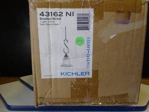 lot 97 image: NEW IN BOX - KICHLER 43162 PENDANT LIGHT $$$