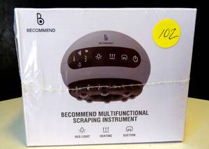 lot 102 image: NEWSEALED - MULTIFUNCTIONAL SCRAPING & CUPPING INSTRUMENT BECOMMEND NEW IN BOX GREYBLACK $$