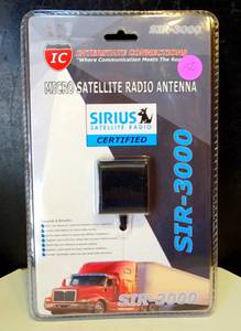lot 150 image: NEWSEALED - SIRIUS XM RADIO SIR-3000 Interstate Connections Micro Satellite Antenna $$