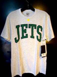 lot 170 image: NEW W TAGS - NEW YORK JETS 47 BRAND TEE SHIRT - SIZE SMALL $$$