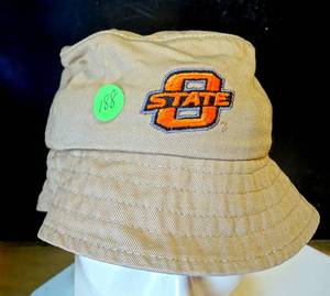 lot 188 image: EMBROIDERED OKLAHOMA STATE UNIVERSITY GILLIGAN STYLE CAP