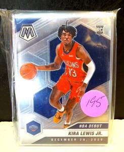 lot 195 image: Kira Lewis Jr. 2020-21 Panini Mosaic RC #224
