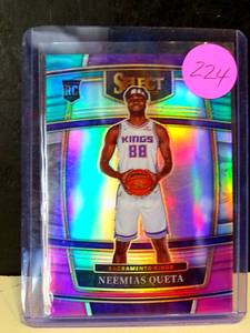 lot 224 image: 2021-22 Panini Select - Concourse Neemias Queta #72 Silver Prizm (RC)
