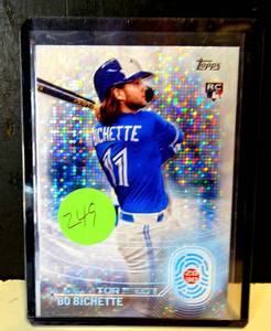 lot 249 image: 2020 TOPPS DISCO BO BICHETTE ROOKIE CARD #T-2030 (BLUE JAYS)