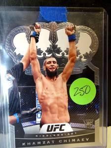 lot 250 image: 2021 CHRONICLES CROWN ROYAL #18 KHAMZAT CHIMAEV