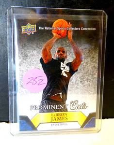 lot 252 image: RARE NATIONAL CONVENTION PROMINENT CUTS - LEBRON JAMES