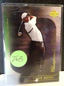 lot 263 image: 2004 UPPER DECK PGA WORLD CHAMPIONSHIP TIGER WOODS CARD #CP15