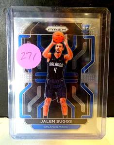 lot 271 image: Jalen Suggs 2021-22 Panini Prizm RC #314 Magic