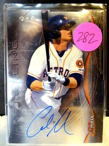 lot 282 image: 2014 BOWMAN STERLING COLIN MORAN AUTOGRAPHED TRADING CARD