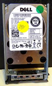 lot 291 image: WD6001BKHG Dell ENT 600GB 10KRPM 6Gbs 2.5SAS Server HDD Hard Drive
