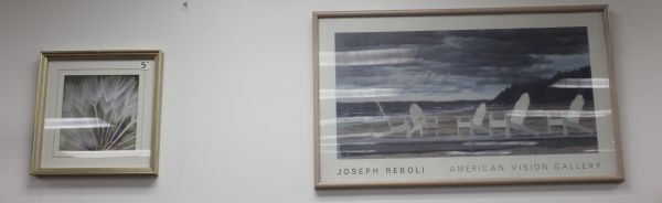 lot 56 image: Two Framed Artwork Pieces