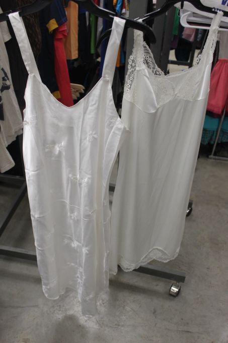 lot 75 image: Vintage Gown and Slip
