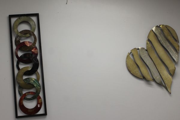lot 99 image: Metal Wall Art