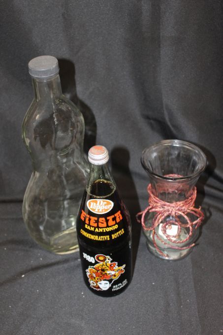 lot 116 image: Vintage Bottles and Vase