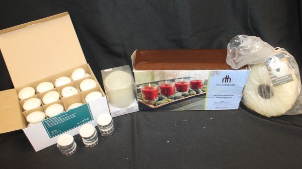 lot 117 image: Variety of Candles in original packaging