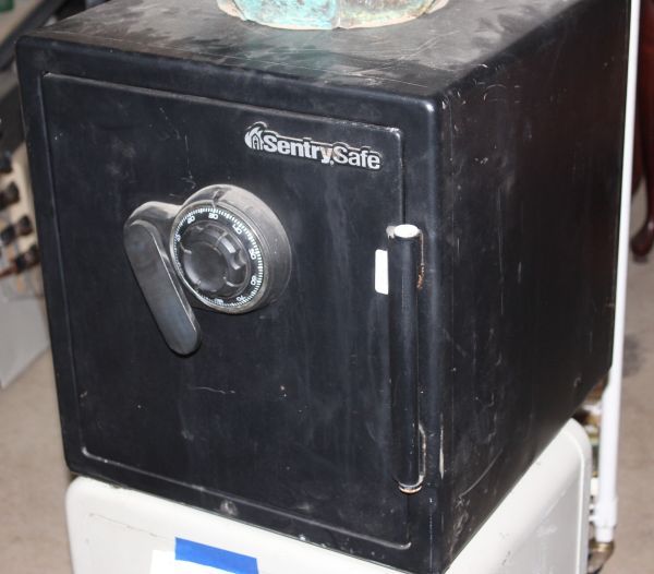 lot 7 image: Sentry Safe,1.2 cu. ft., Does not have Combination, Acquired from Abandoned Storage Unit and Hasnt Been Opened, Contents Unknown