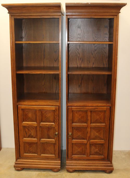 lot 46 image: Two Matching Display Cabinets as Shown