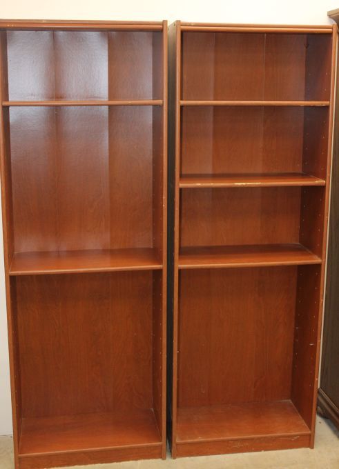 lot 58 image: Two Matching Bookshelves with adjustable shelves
