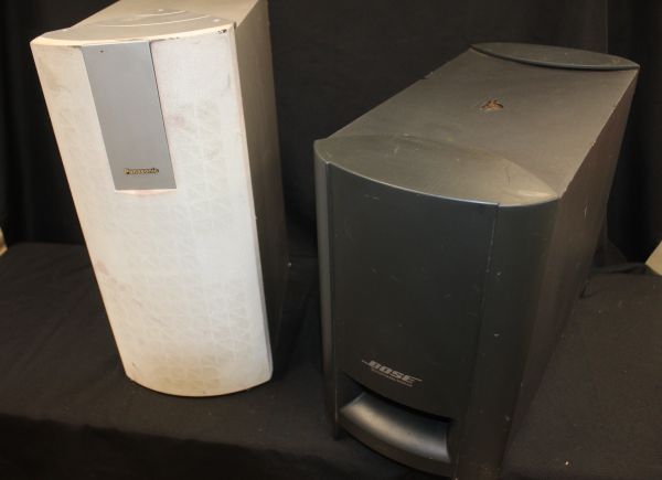 lot 249 image: Bose and Panasonic Speakers