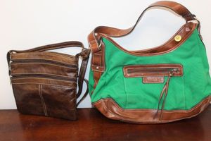 lot 310 image: Two Womens Purses, St Johns Bay and Leather Purse