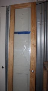 lot 318 image: Wooden Door See Photos for Dimensons