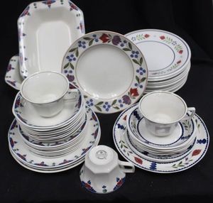 lot 324 image: Dishes, Adams and Dansk 41 Pieces