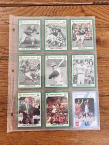lot 56 image: Selection of 1990 Collegiate Collection sports cards