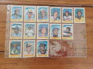 lot 111 image: Selection of 1984 Ralston Purina - Topps baseball cards