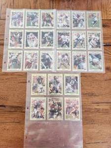lot 125 image: Selection of 1990 Action Packed football cards