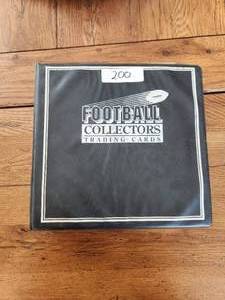 lot 200 image: Binder full of various football cards - 570 cards
