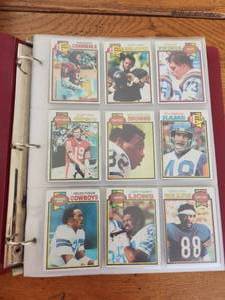 lot 97 image: Binder full of 1979 Topps football cards - 280 cards