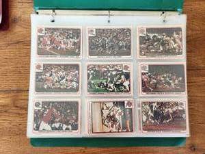 lot 81 image: Binder full of 1981 Fleer football cards - 180 cards