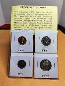 lot 49 image: Collectible set of Proof set of coins