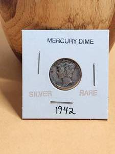 lot 196 image: 1942 Mercury Dime