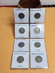 lot 215 image: Selection of Buffalo Nickels
