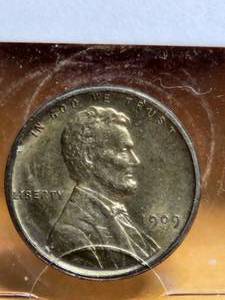 lot 223 image: 1909 VDB Lincoln head cent