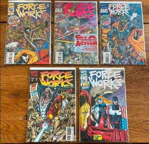 lot 42 image: Selection of vintage comics - Marvel - Force Works