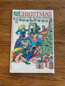 lot 43 image: Selection of vintage comics - DC - Christmas with the Super-Heroes