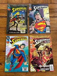 lot 77 image: Selection of vintage comics - DC - Superman and Super-Girl